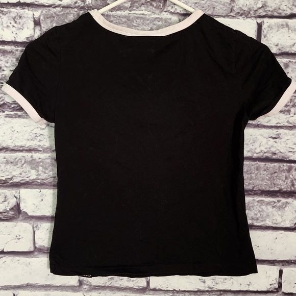 Black Killstar Deathstar Ringer Tee - XS - Picture 3 of 4